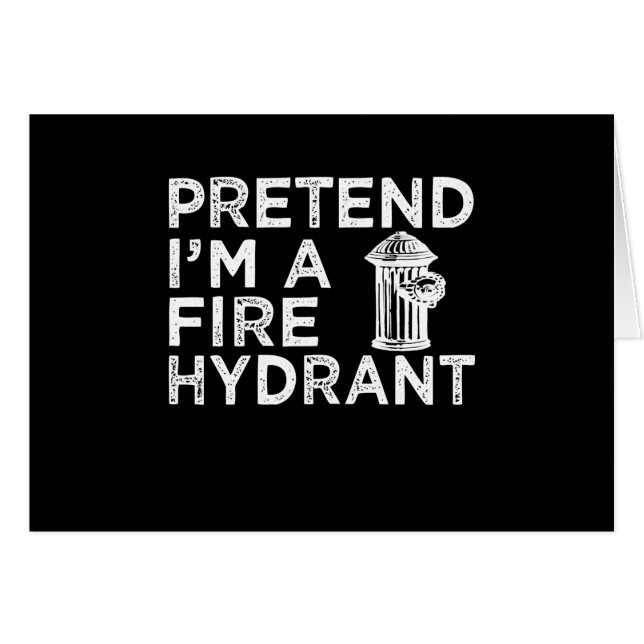 Voorraad I m A Fire Hydrant | Funny Firefighter Gi (Voorkant Horizontaal)