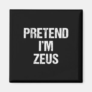 Voorraad ik ben Zeus Costume Greek God Halloween P Magneet