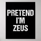 Voorraad ik ben Zeus Costume Greek God Halloween P Poster (Voorkant)