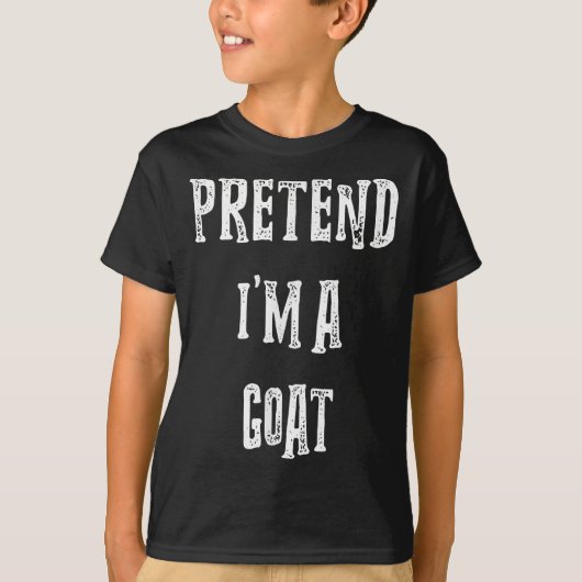 Voorraad Im A Goat Halloween|Gift for geitenlover T-shirt (Voorkant)