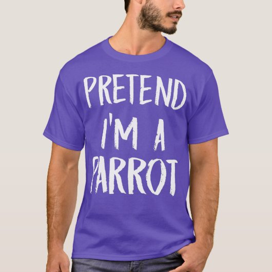 Voorraad Im A Parrot Costume Funny Halloween Gift T-shirt (Voorkant)