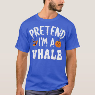 Voorraad Im A Whale Halloween Costume Mannen Kind T-shirt