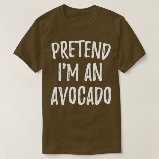 Voorraad Ix27m A Avocado Halloween Costume T-shirt (Design voorkant)