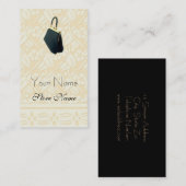 Voorraad met zwarte Visitekaartjes (Voorkant / Achterkant)