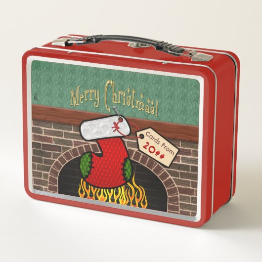 Voorraad over open haard Kaart Keeper (gepersonali (Achterkant)