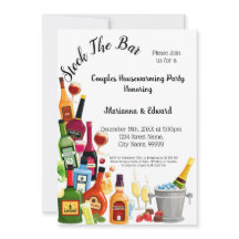 Voorraad van de Bar Couples Housewarming Party