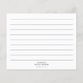 Voorraad van de keuken Vrijgezellenfeest Recept Ka (Achterkant)