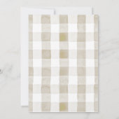 Voorraad van de Planken Kwekerij Boho Baby shower Kaart (Achterkant)