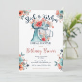 Voorraad van het Keuken thema Vrijgezellenfeest Kaart (Staand voorkant)