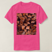 Voorraad van stamhout t-shirt (Design voorkant)