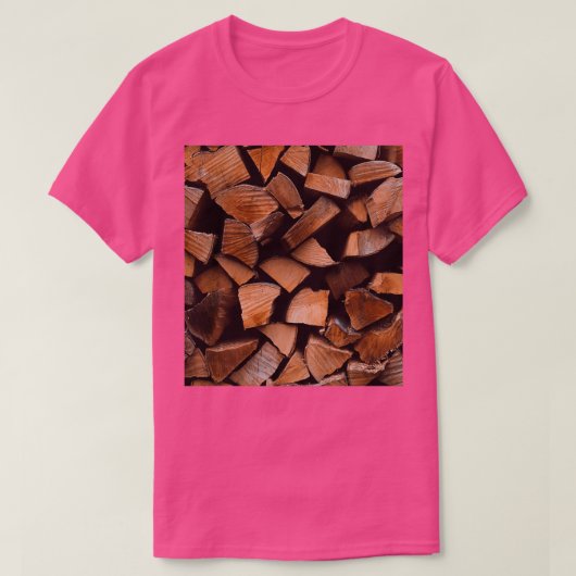 Voorraad van stamhout t-shirt (Design voorkant)