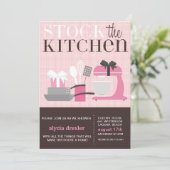 Voorraad voor de keuken kaart (Staand voorkant)