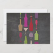 Voorraad voor de uitnodiging van de Bar Chalk Bott (Achterkant)