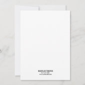 Voorraad voor de uitnodigingen van de Bar Housewar (Achterkant)