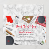 Voorraad voor de uitnodigingen van de Keukenpartij (Voorkant / Achterkant)