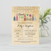 Voorraad voor het Verloving van de Bar Lights Part Kaart (Staand voorkant)