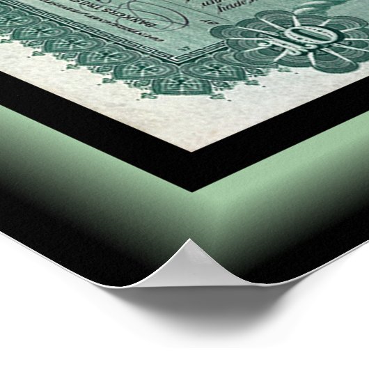 voorraadcertificaat van het spoorwegbedrijf Wabash Poster (Hoek)