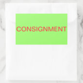 Voorraadcontrolelabel van de zending rechthoekige sticker (Tas)