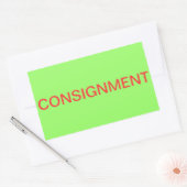 Voorraadcontrolelabel van de zending rechthoekige sticker (Envelop)