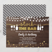 Voorraadhout en namaakgoud kaart (Voorkant / Achterkant)