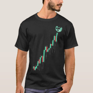 voorraadkaart FSX-muntstuk naar de maan-crypto na T-shirt