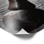 VOORRAADSMARKT BULL FOTO AFDRUK (Hoek)