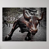 VOORRAADSMARKT BULL POSTER (Voorkant)