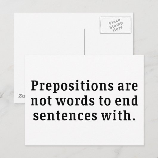 Voorraden Briefkaart (Voorkant / Achterkant)