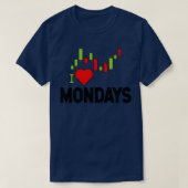 Voorraden dag handel I houdt van de beurs T-shirt (Design voorkant)