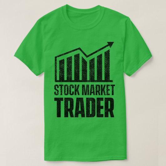 Voorraden handelaar in aandelen 10 t-shirt (Design voorkant)
