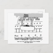 Voorraden op een Briefkaart van cruiseschepen (Voorkant / Achterkant)