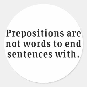 Voorraden Ronde Sticker