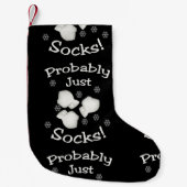 Voorraden Sokken Kleine Kerstsok (Voorkant)