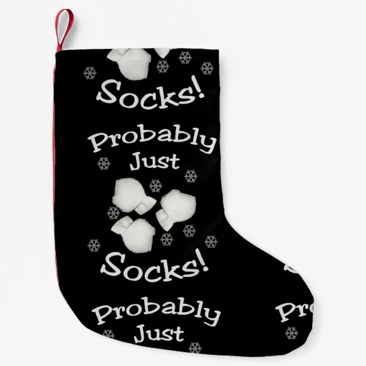 Voorraden Sokken Kleine Kerstsok (Voorkant)