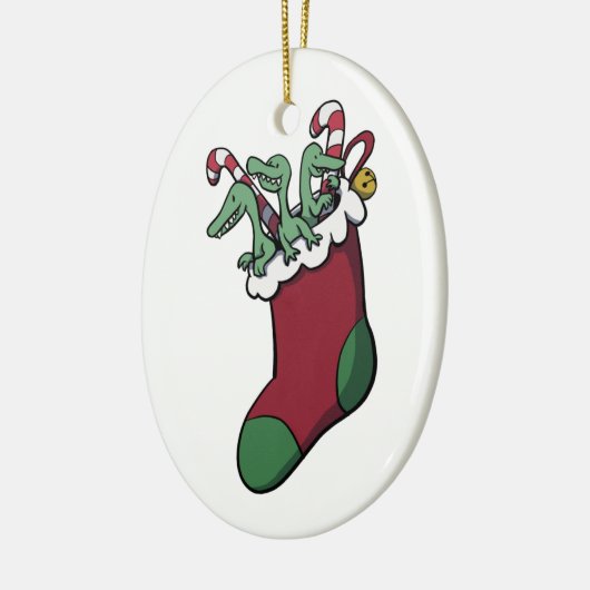 Voorraden van computers keramisch ornament (Links)