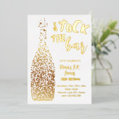 Voorraden voor de uitnodiging voor volwassen verja (Staand Voorkant)