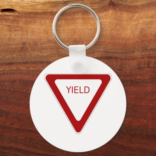 Voorrangsbord Sleutelhanger (Voorkant)