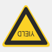 Voorrangsbord Sticker (Voorkant)