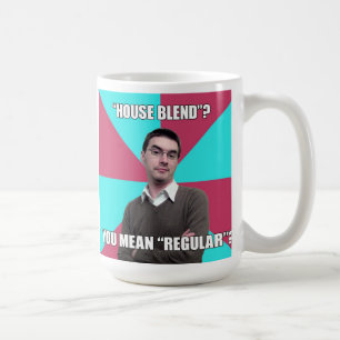 Voorrecht ontkende Mok "House Blend"