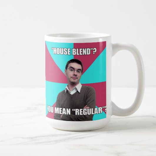 Voorrecht ontkende Mok "House Blend" (Rechts)