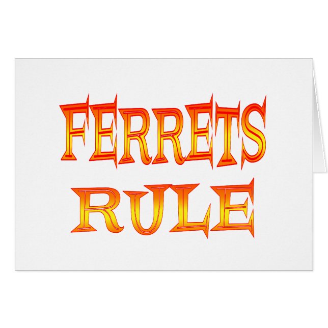 Voorregel voor fretten (Voorkant Horizontaal)