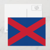 Voorreiziger Flag Briefkaart (Voorkant / Achterkant)