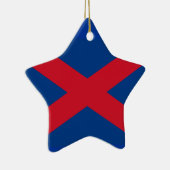 Voorreiziger Flag Keramisch Ornament (Rechts)