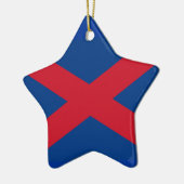 Voorreiziger Flag Keramisch Ornament (Links)
