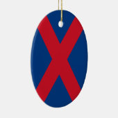 Voorreiziger Flag Keramisch Ornament (Rechts)