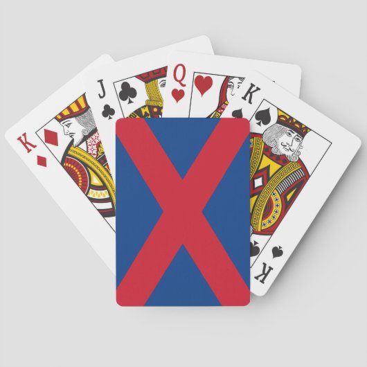 Voorreiziger Flag Pokerkaarten (Achterkant)