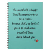 Voorruit is groter dan de achteraanzicht - Jelly R Notitieboek (Voorkant)