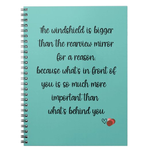 Voorruit is groter dan de achteraanzicht - Jelly R Notitieboek (Voorkant)