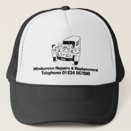 Voorruit reparatie- en vervangingsbedrijf. trucker pet