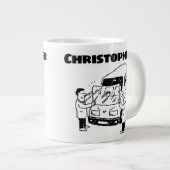 Voorruit reparaties & voorruit vervangen grote koffiekop (Voorkant rechts)